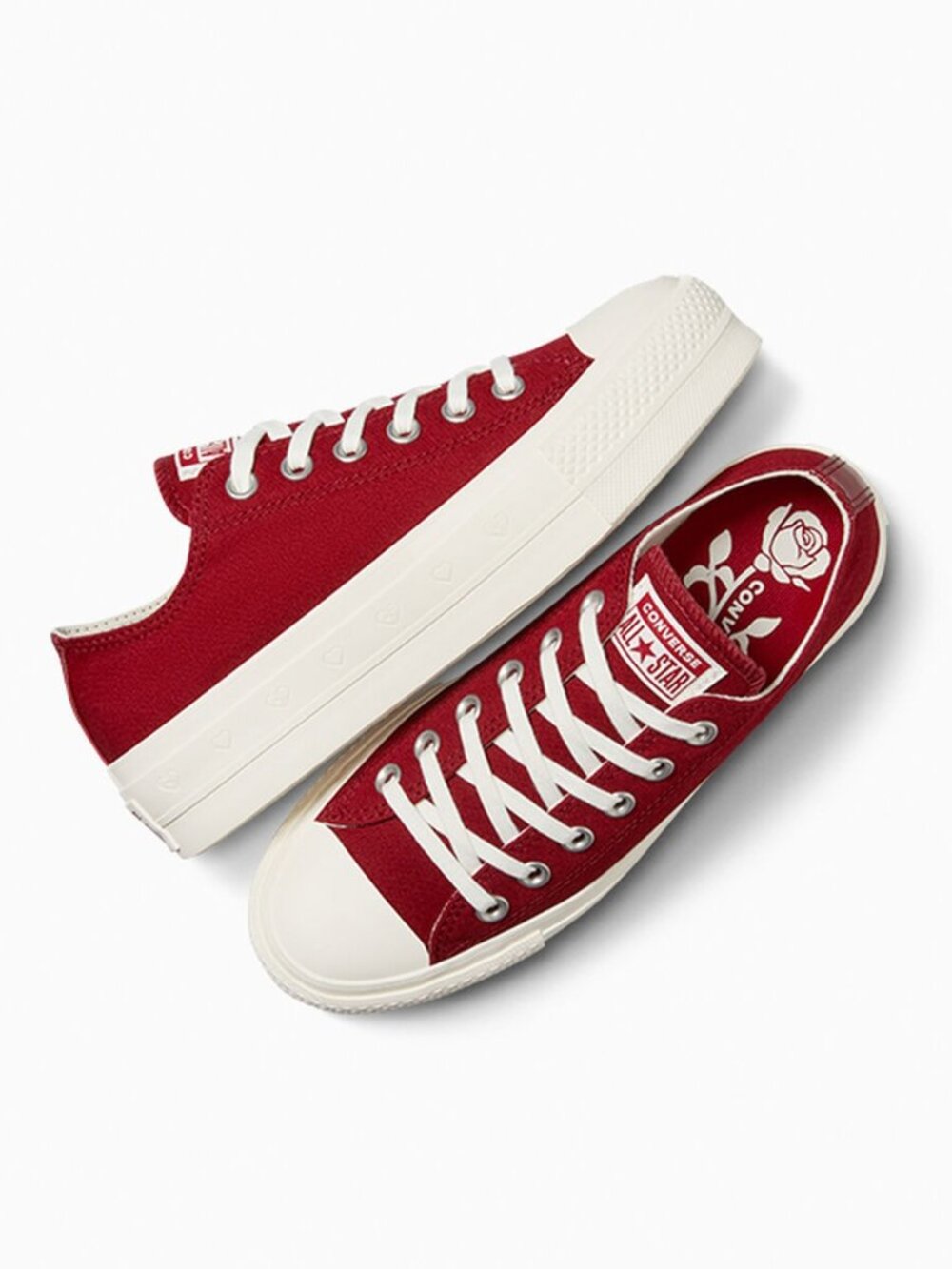 Converse Lift Red Platform Sneakers Shoes NWT